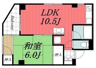 【間取り】 | エヴァーグリーン本千葉