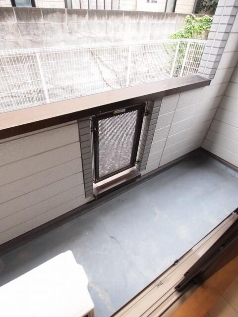 ベルコート西新井のバルコニー