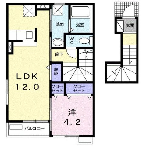 スパークル江戸川の間取り