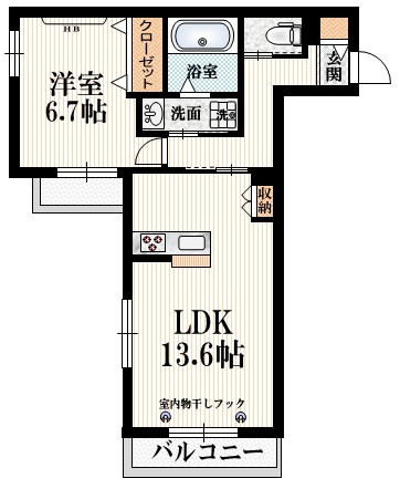 ＣＯＲＡＬ　ＲＥＥＦの間取り