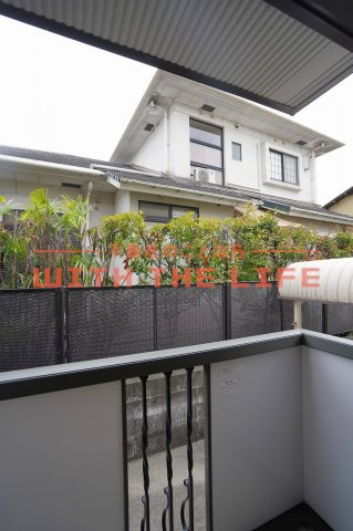 プルメリア【キャッシュバック対象】のバルコニー|落ち着いた時間を過ごせるバルコニーです