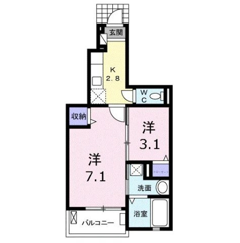 プリムローズⅡの間取り