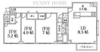 【間取り】 | リオマンション