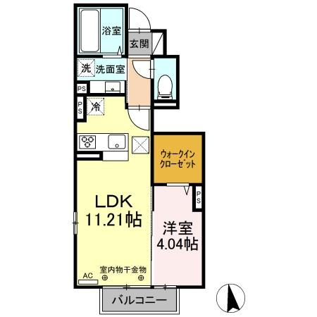 ミカハウスⅥ【キャッシュバック対象物件】の間取り
