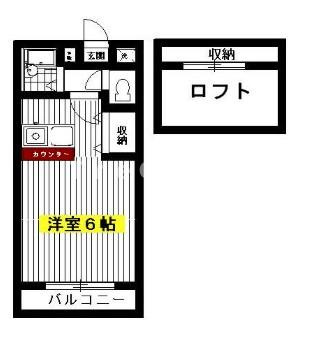 ロワジール向山Ｄの間取り