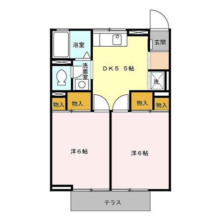 【間取り】 | ジュネス陽光台