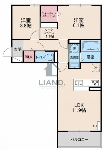 D-ROOM藤崎　の間取り|D-ROOM藤崎
