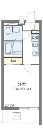 クレイノ善進本町の間取り|代表的な間取のため実際の間取とは異なる場合があります