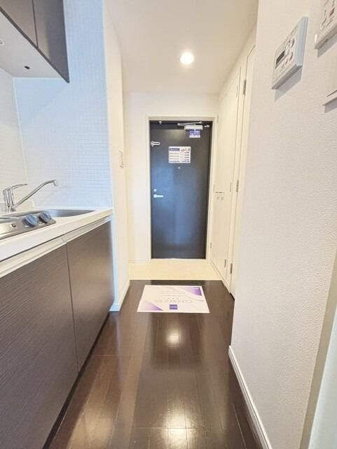 レジディア大島の玄関