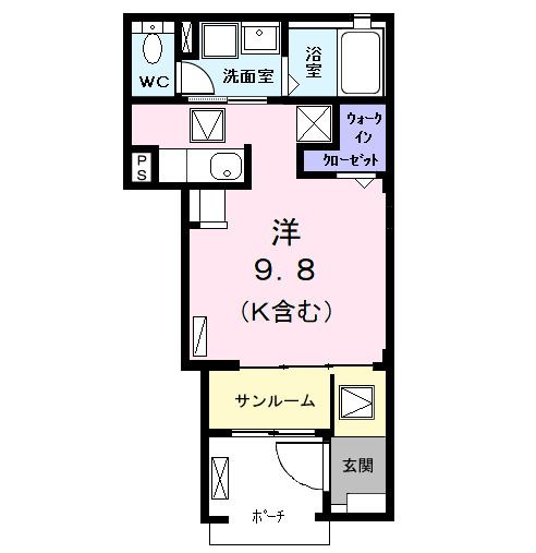 ｉｚｕｍｉ１（イズミ１）の間取り