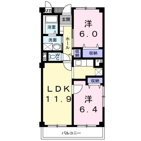 グランパルテールの間取り