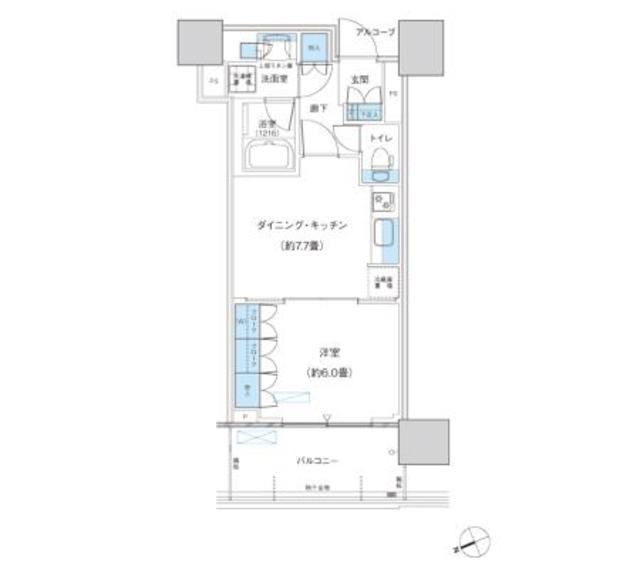 パークシティ柏の葉キャンパス　ザ・ゲートタワー　ウエストの間取り