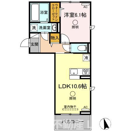 Forest Garden河尻の間取り