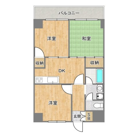 サンシティ摂陽の間取り