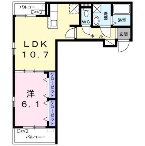クレスト神崎川の間取り