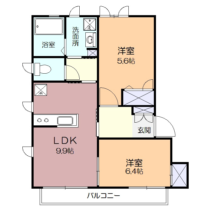 ミール中央林間の間取り