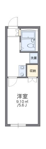 レオパレスノースアベニューの間取り