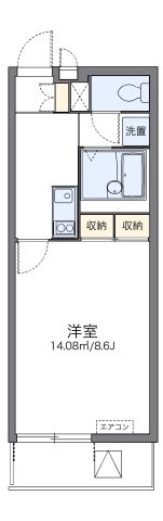 レオネクスト湘南山手館Ｃの間取り