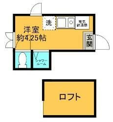 【間取り】 | フレシール笹塚Ｂ棟 | 間取りです。