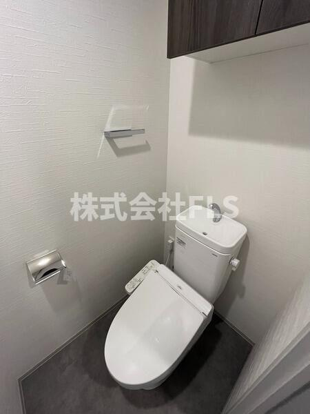 北区王子１丁目の賃貸マンションのトイレ|落ち着いたトイレです