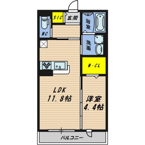 【間取り】 | クレールメゾン城東