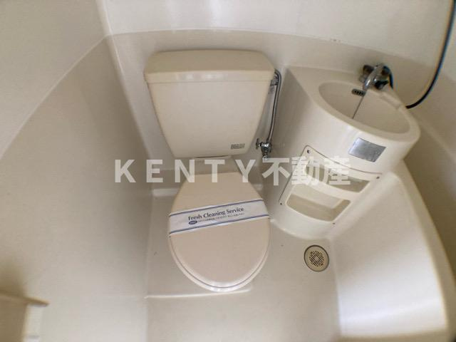 【トイレ】 | ウイング旗の台パートⅡ | 落ち着いた色調のトイレです