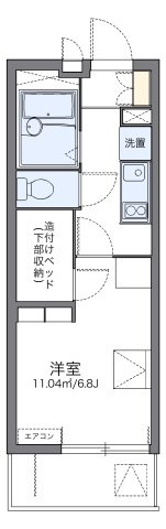 レオパレスルミナスハイムの間取り