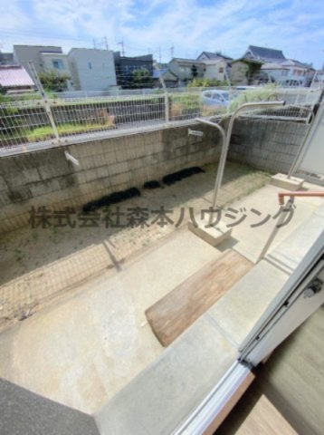 【バルコニー】 | 　フェルザ住道 | 1階は広々としたテラススペースになります