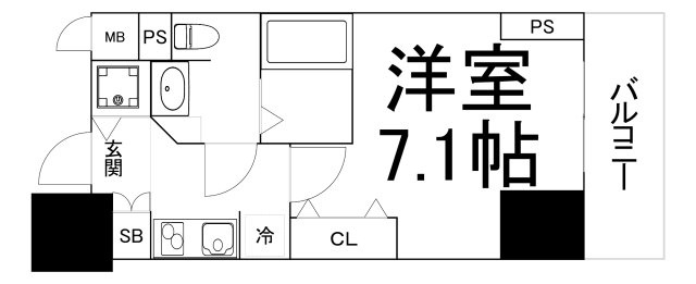 【間取り】 | エスライズ御堂筋本町