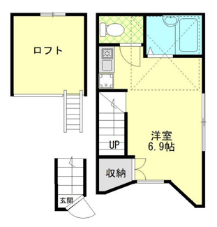 【間取り】 | テラスハウス西新井 | 間取りです。
