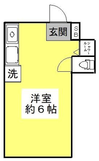 【間取り】 | 田島ハイツ | 間取りです。