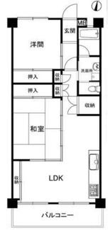 【間取り】 | 亀戸二丁目団地９号棟 | 間取りです。
