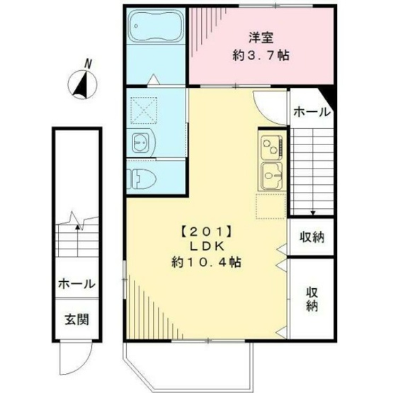 【間取り】 | ブランハイツ大橋