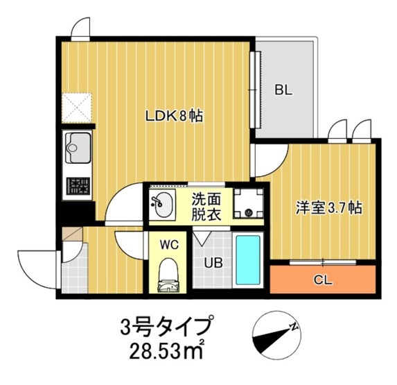 【間取り】 | R-smart 九産大前Ⅲ　★プライスホームなら仲介手数料が割引価格です！★