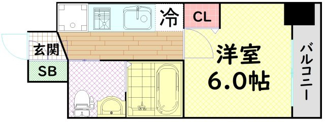【間取り】 | エグゼ弁天町