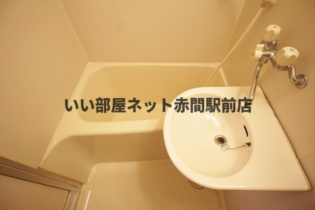 グランブルーアクアの洗面所|ゆったりとスペースのある洗面所