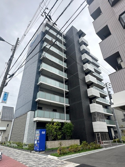 プレサンス大阪都島エレナードの外観|きれいな外観です