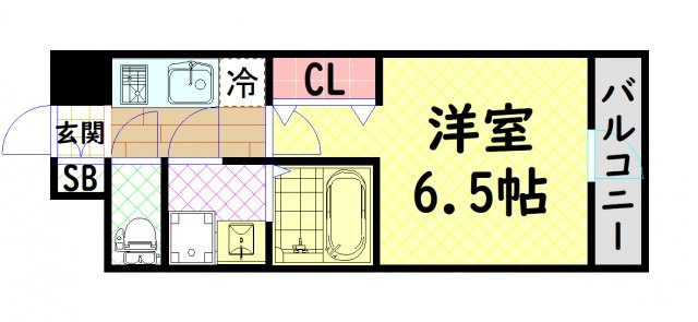 【間取り】 | エスリードレジデンス大阪難波