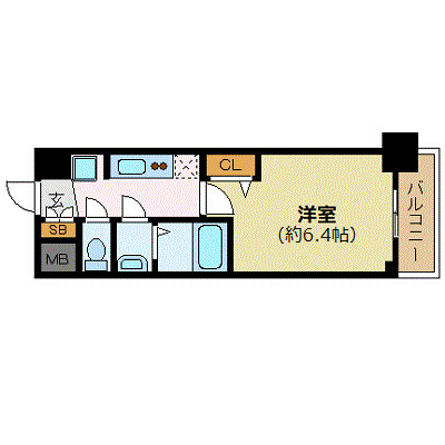プレサンス新大阪イオリアの間取り