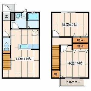 クリージュ壱番館の間取り