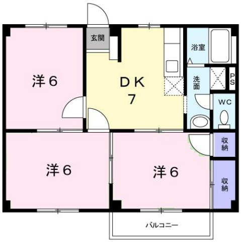 エスポワールＡの間取り