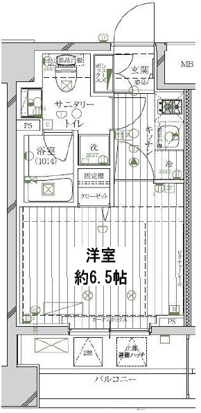 レガリス品川南大井パークサイドの間取り|間取りです。