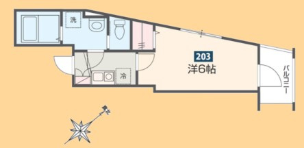 MELDIA成増の間取り