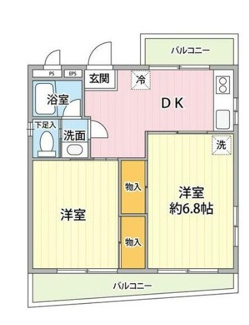 【間取り】 | グリーンベルト北六番館 | 間取りです。