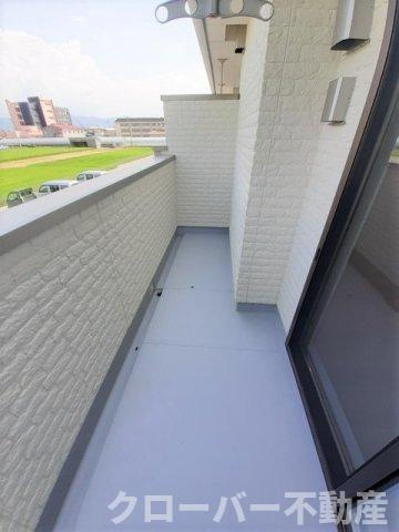 ひまわり柞田　Ｂのバルコニー