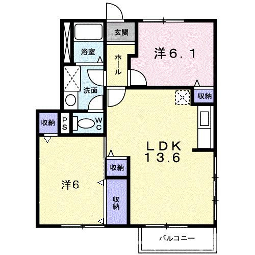 フォー・シーズンズ　Ｂ棟の間取り