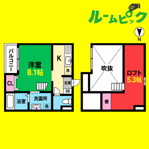 CONFORT大畑(コンフォールオオハタ)　名古屋市賃貸　仲介手数料無料の間取り