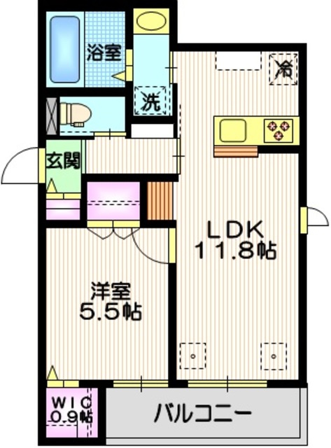 Ｒｅｇｕｌｕｓ六町の間取り|収納豊富で使いやすい間取りです☆