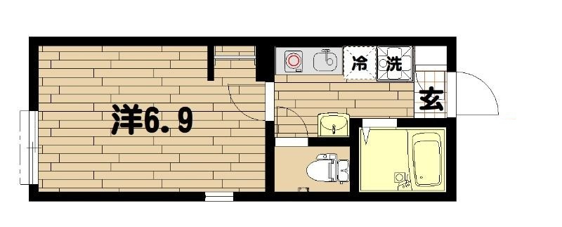 ガーランド鶴見中央の間取り|間取りです。