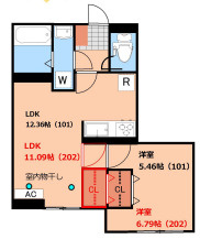 WICTORIAの間取り
